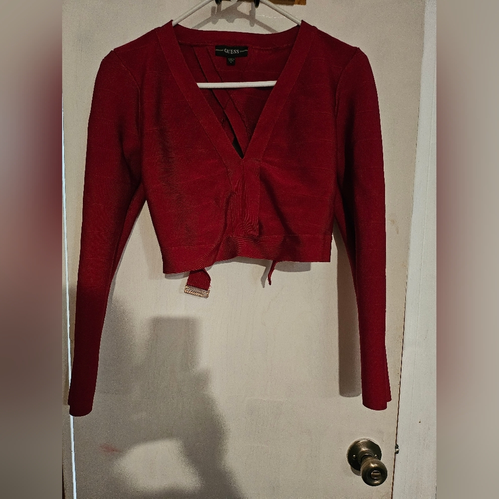 G by Guess Red Crop Top